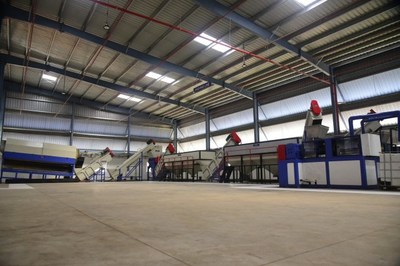 這家南印度塑料回收工廠投產(chǎn)了,每小時可處理1噸廢塑料